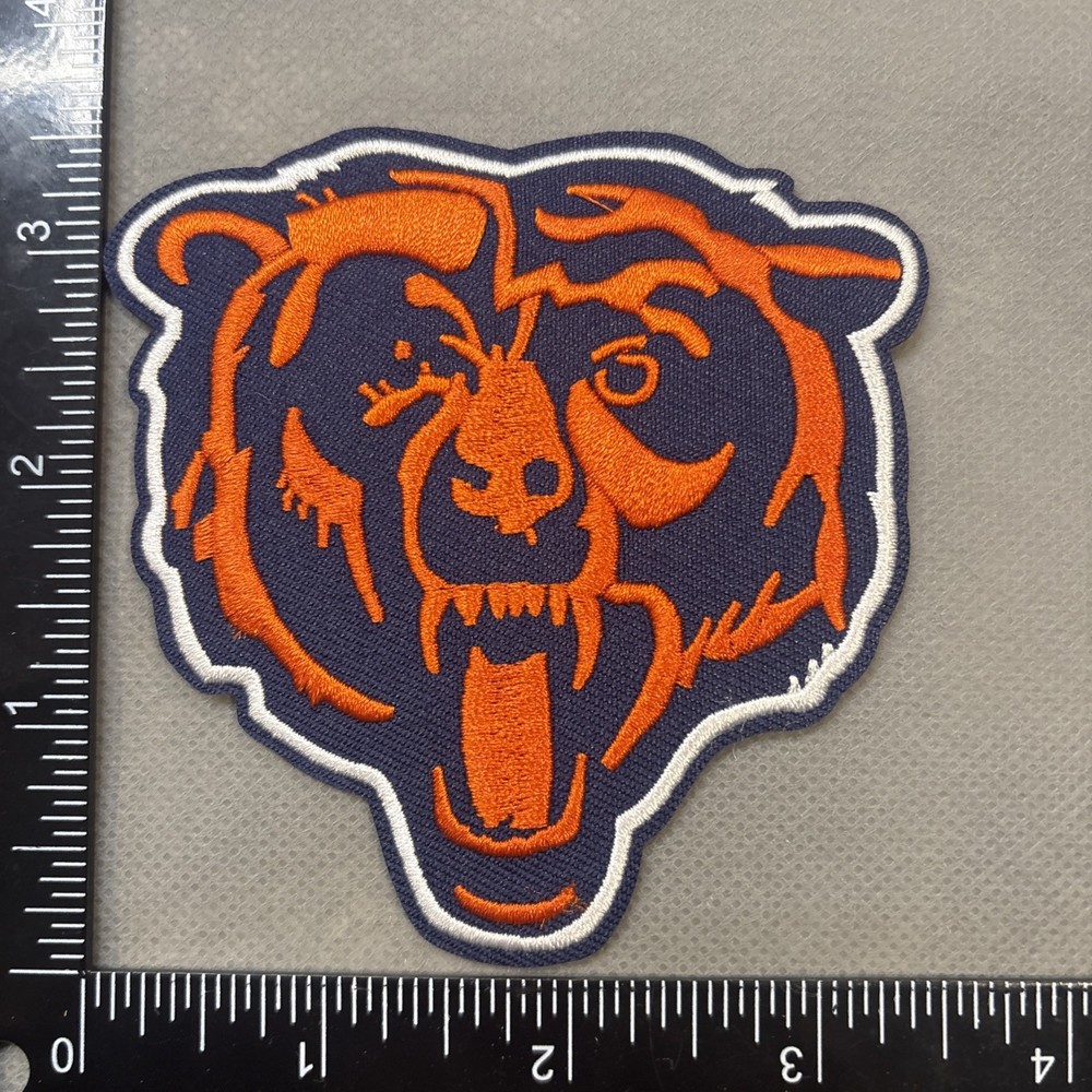 CHICAGO BEARS IRON ON EMBROIDERED PATCH