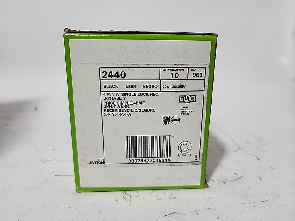 Leviton 2440, Box Of 10