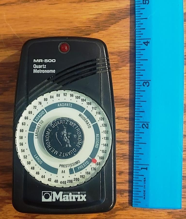 Matrix Quartz Metronome MR-500 tested works M