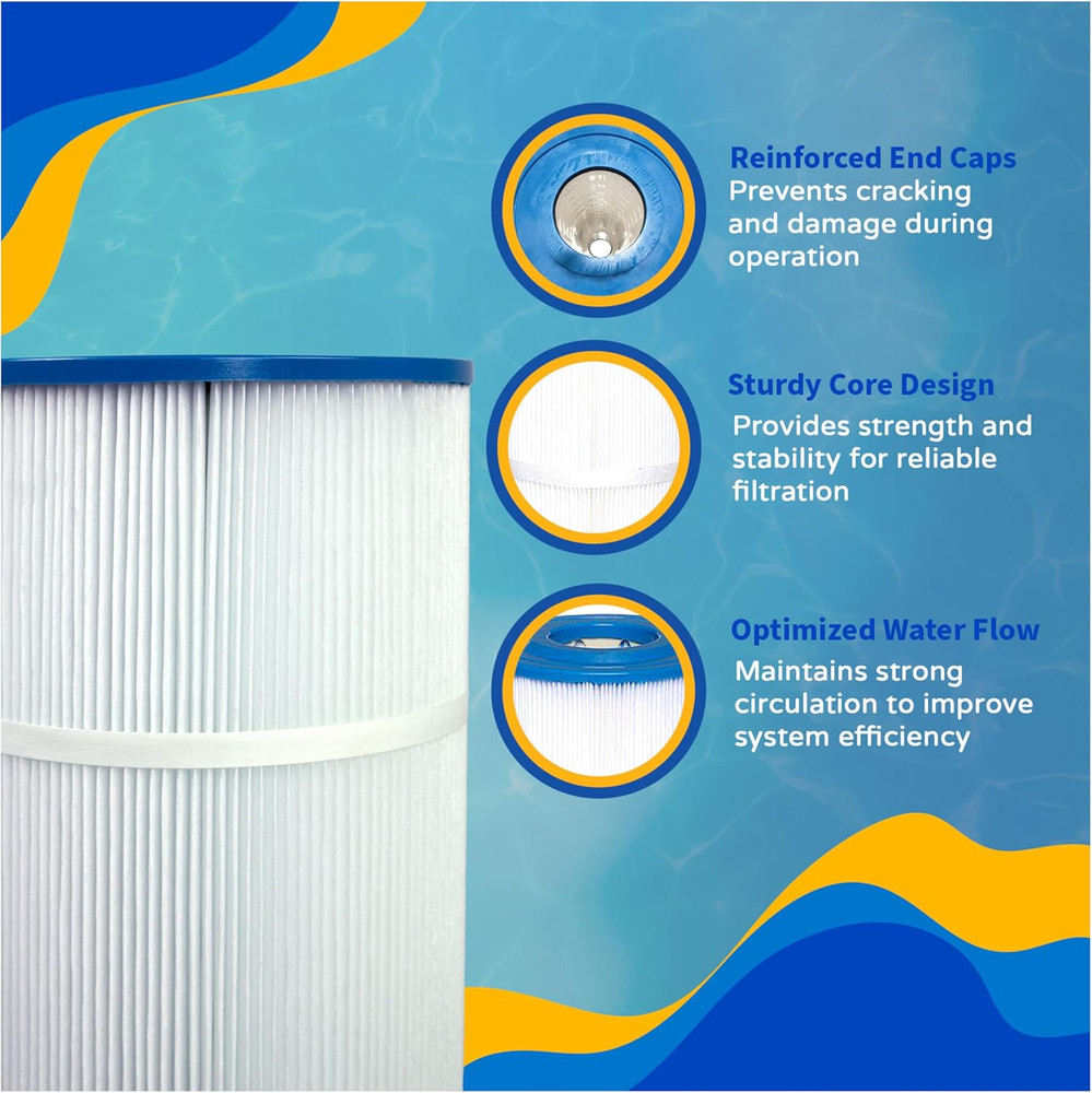 NCC100 Replacement Pool Filter Cartridge – 90 Sq. Ft. High-Performance Above-Gro