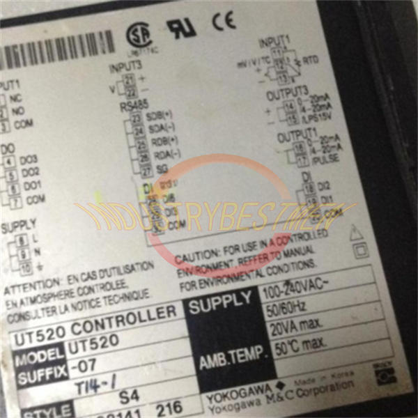 1PC Yokogawa UT520-07 UT520 Temperature Controller USED