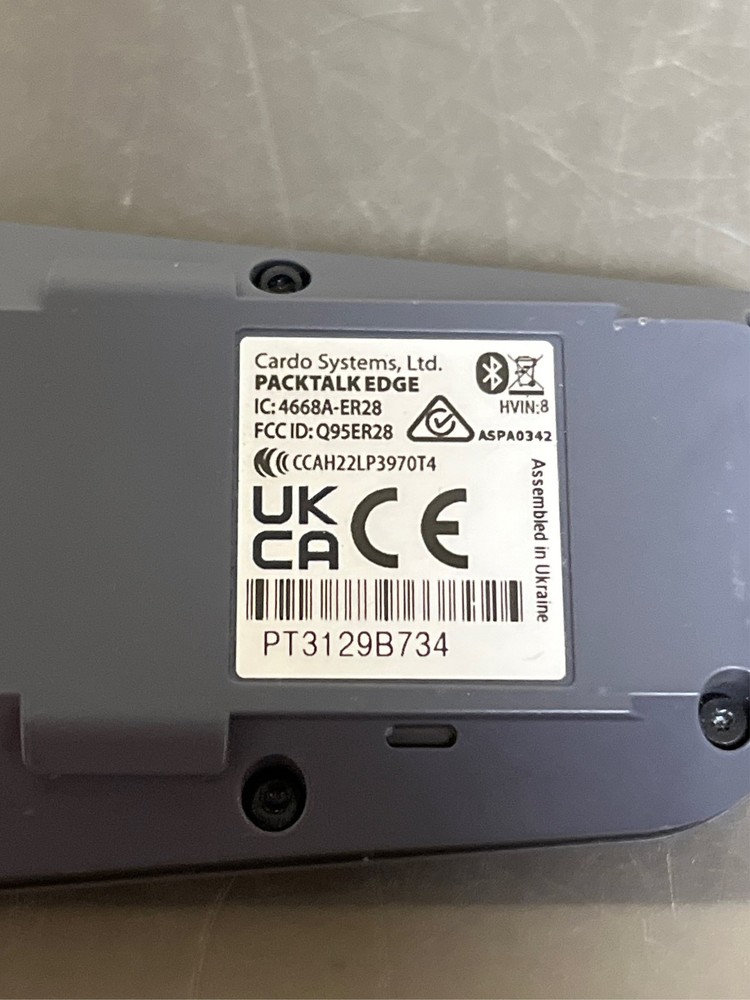 Cardo PACKTALK Edge Motorcycle Bluetooth Communication System Headset Intercom