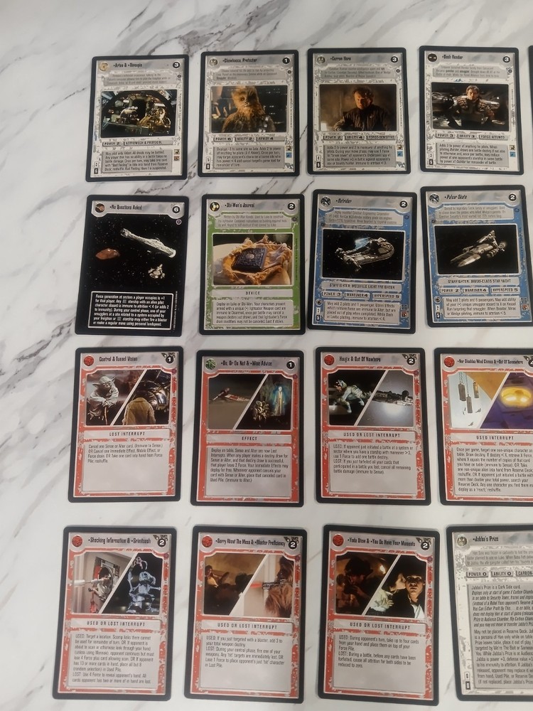 Star Wars CCG Reflections II Complete No Foils Includes Checklist