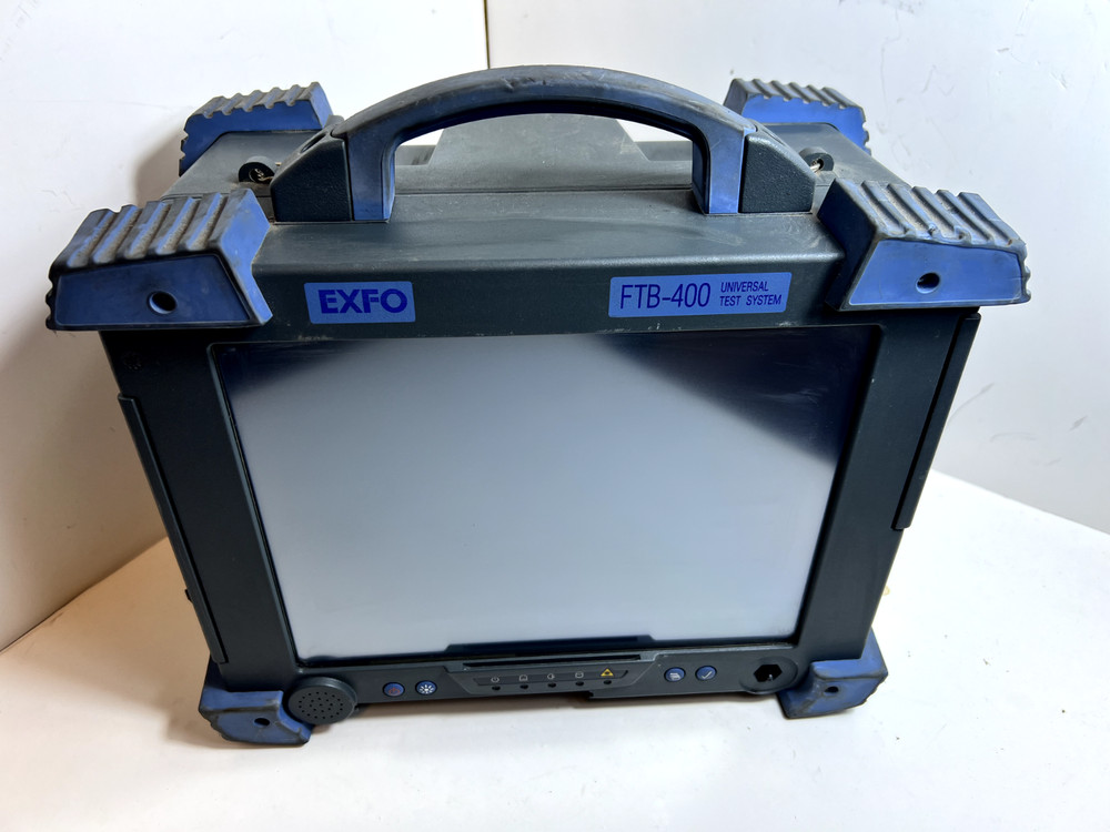 Exfo FTB-400 Universal Test System Touch LCD No Batteries! No Right Control Dial