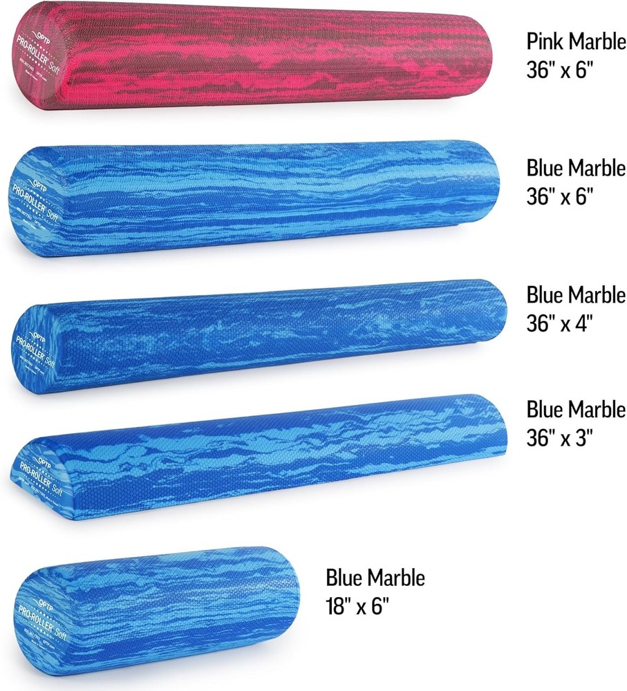 PRO-Roller Soft Density Foam Roller – Low Density Soft Foam Roller for Physic...