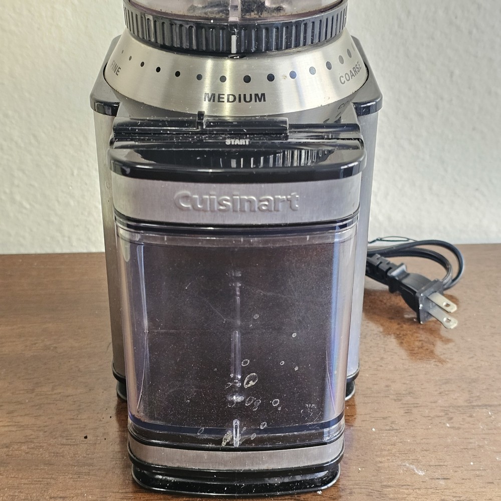 Cuisinart Coffee Grinder Electric Burr One-Touch Automatic 18-Position WORKING