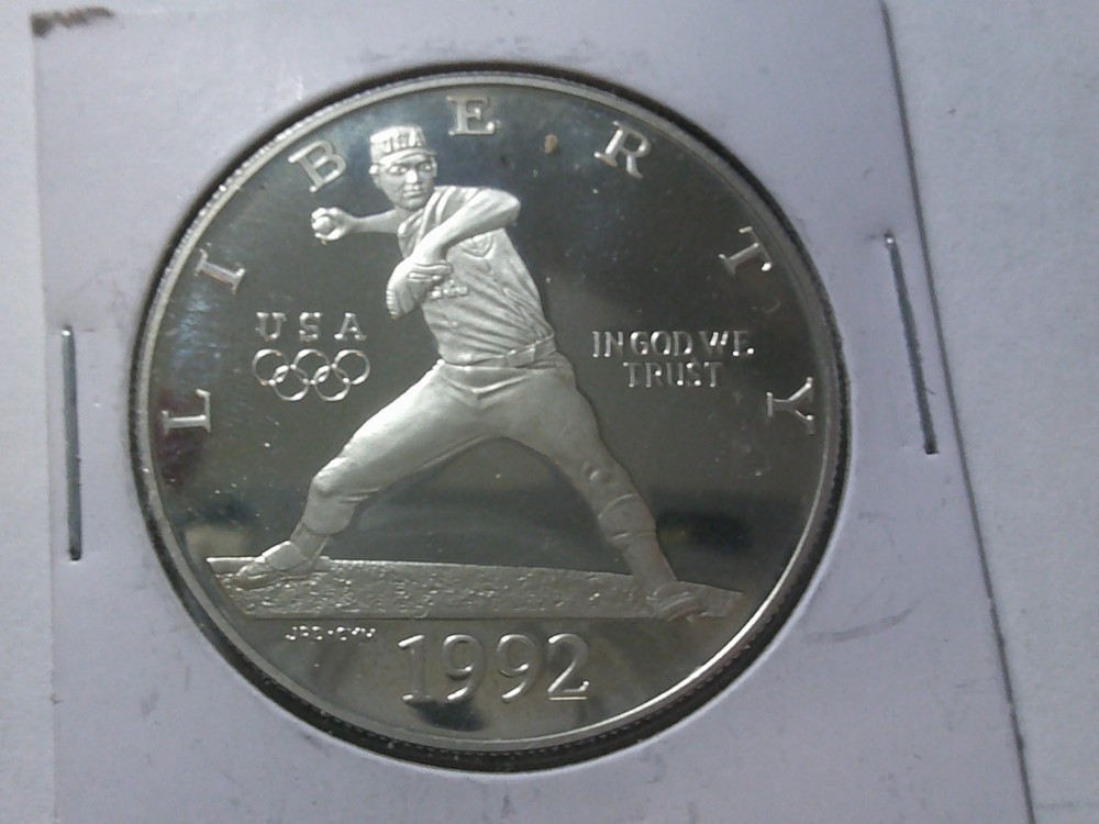 1992 Proof Nolan Ryan silver Dollar