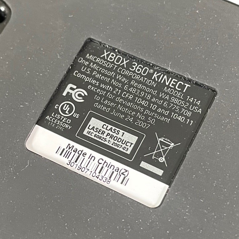 Microsoft Xbox 360 Kinect Sensor Model 1414 Bundle Original Box Power Adapter