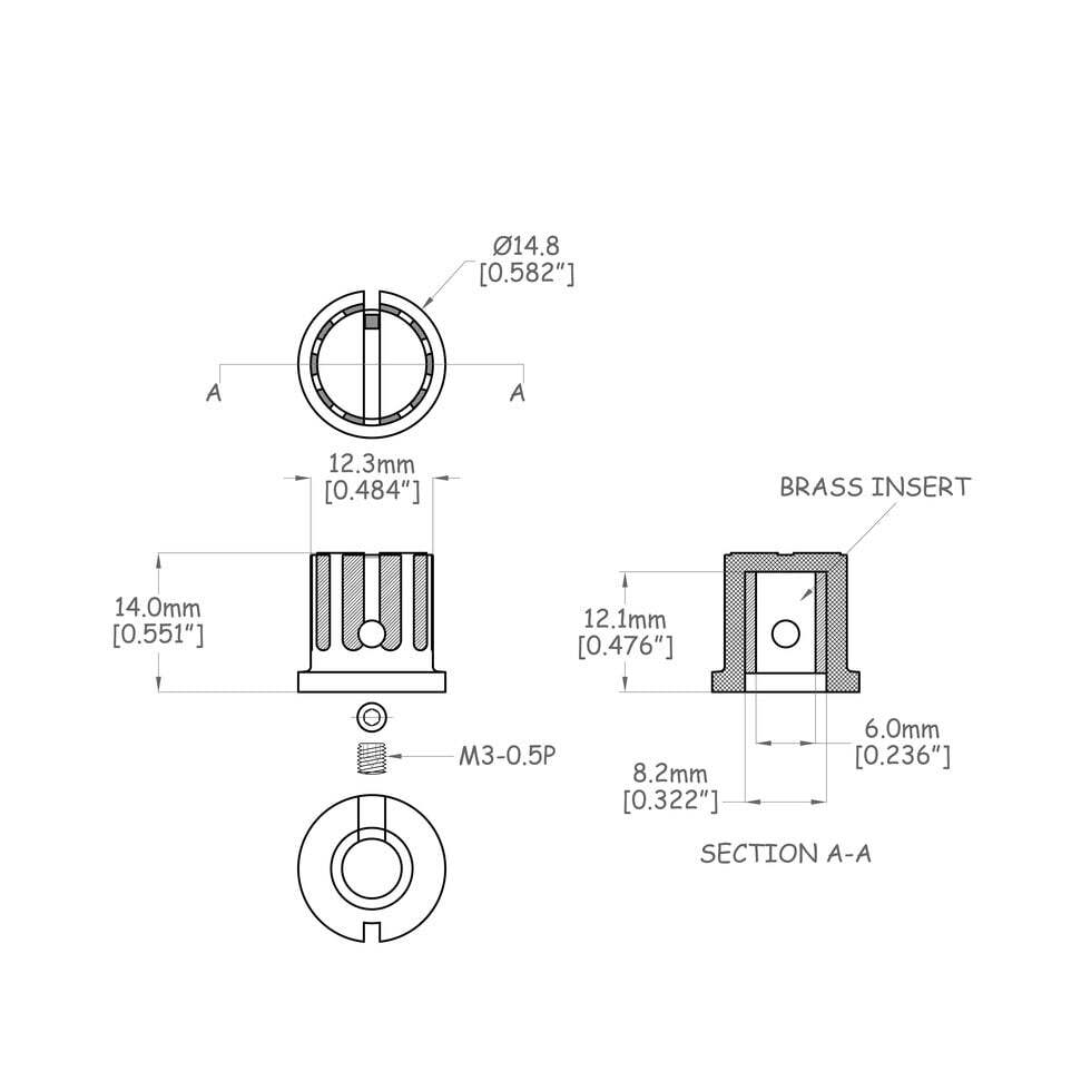 Solo Pro Dual Concentric Knob With Indicator