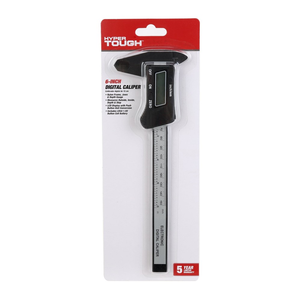 Digital Caliper 0-6" Electronic Micrometer with LCD Screen and Case