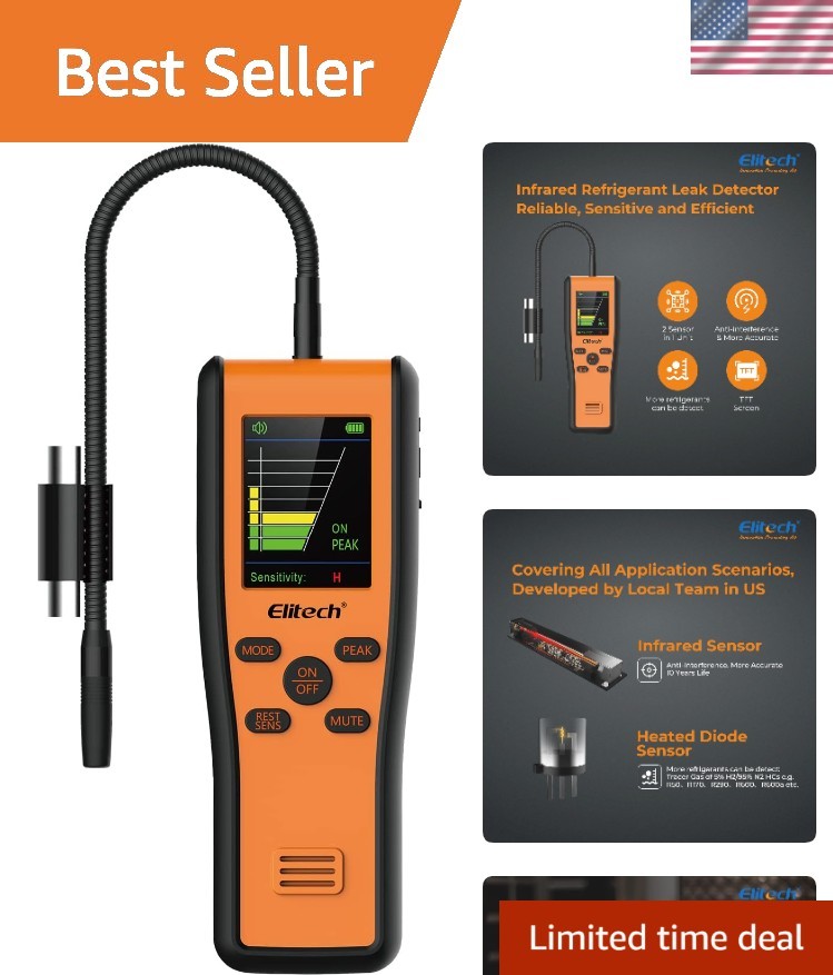 Superior HVAC Leak Detection: Infrared Sensor with 10- Longevity - IR-200