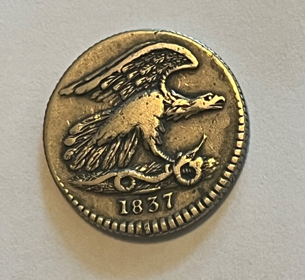 1837 Feuchtwanger cent , nice VF