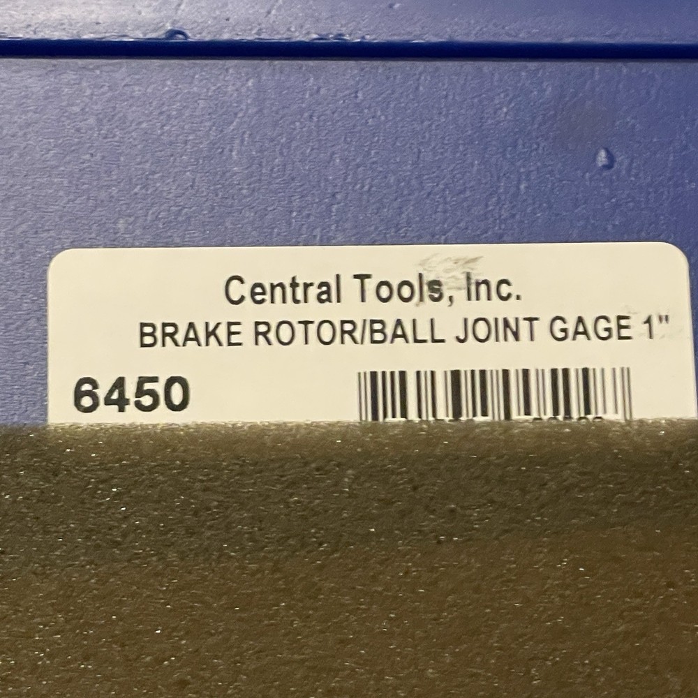 Central Tools 6450 Brake Rotor/Ball Joint Gage