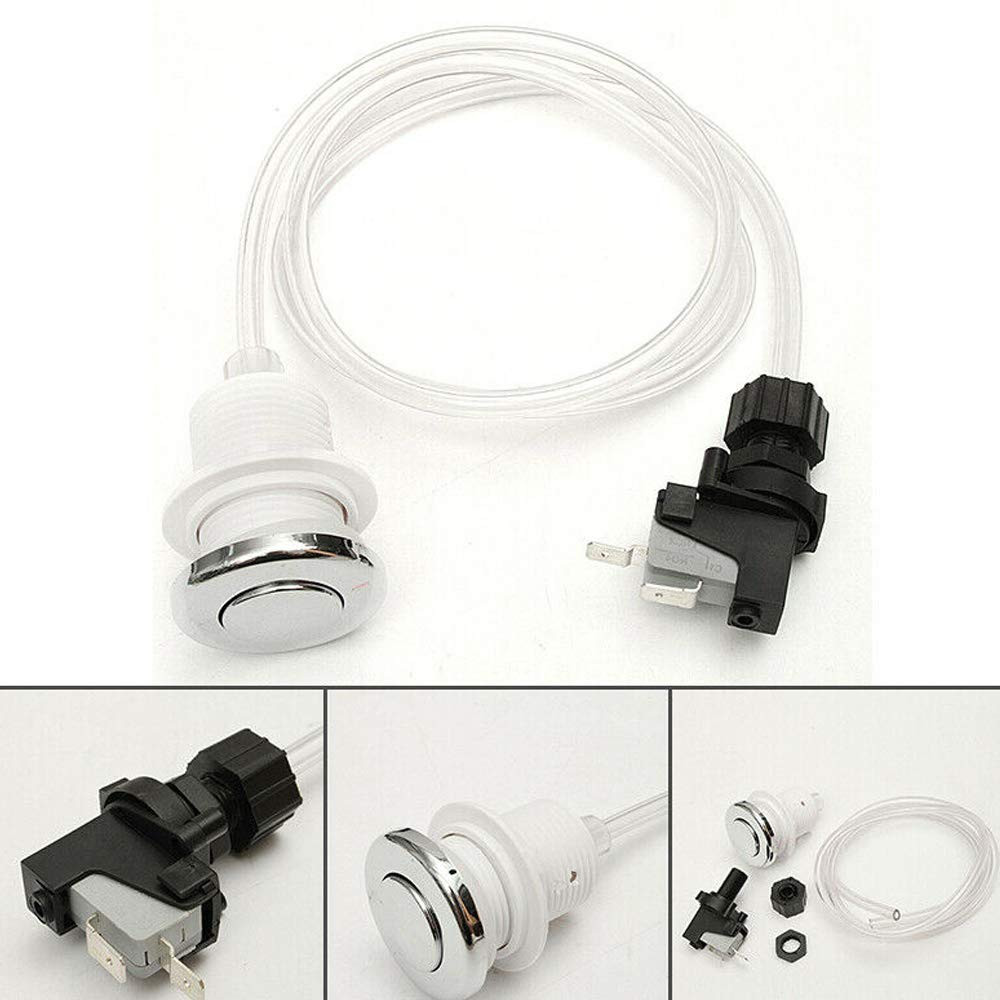 1 Set Pneumatic Switch for Garbage Disposal 16A on off Push Button Switch for Ba