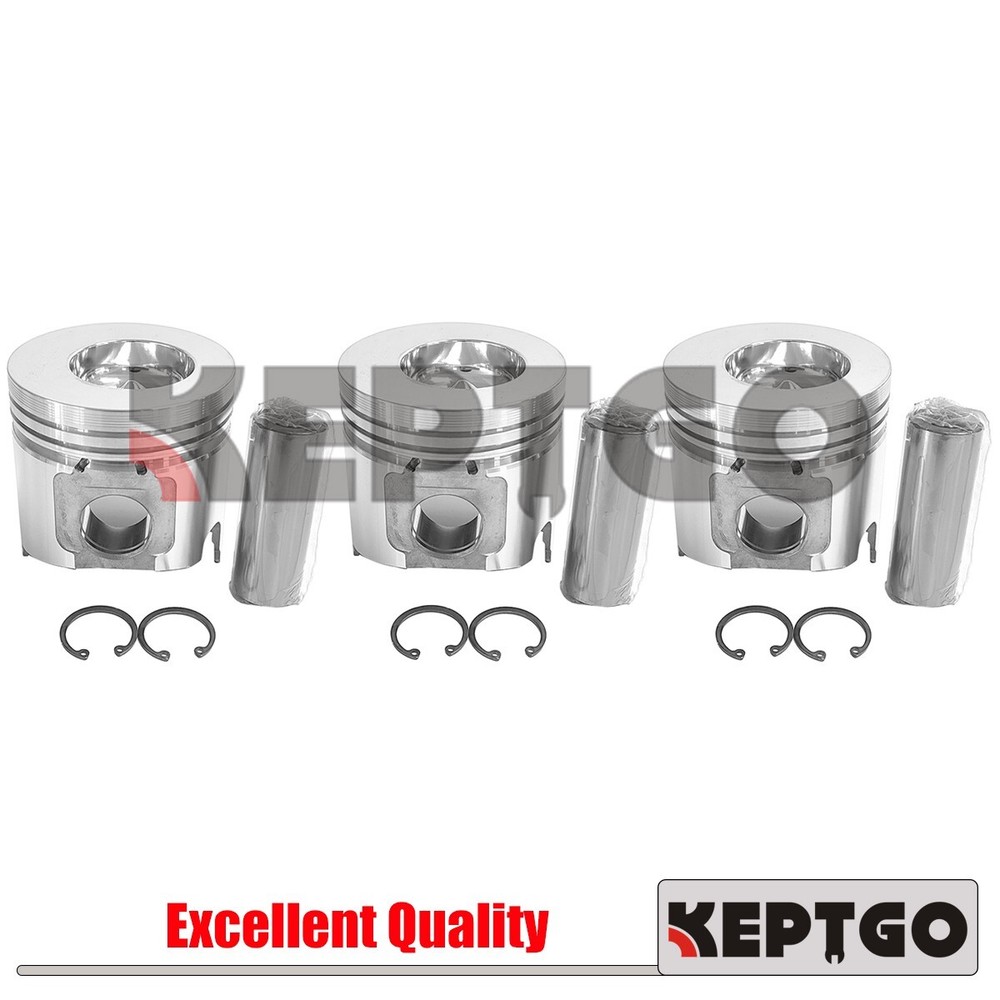 3 sets STD Piston & Ring For Yanmar 3TNE84
