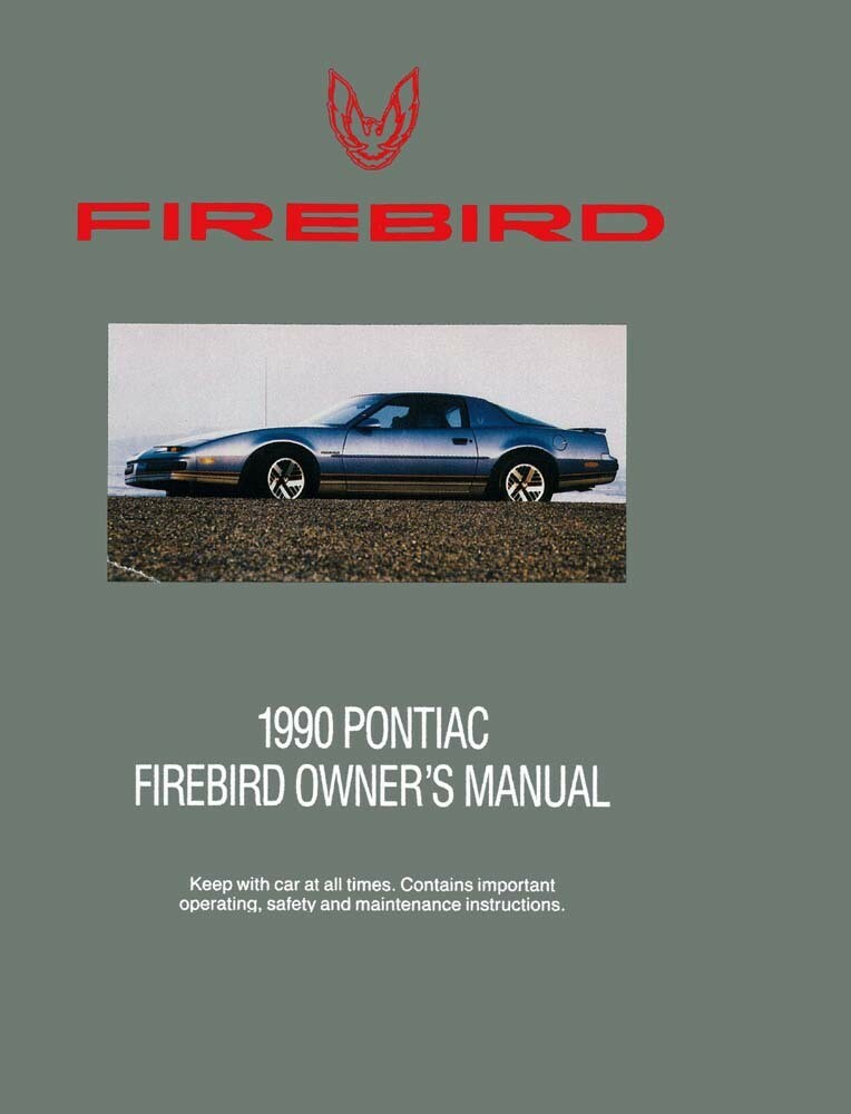 1990 Pontiac Firebird Owner's Manual