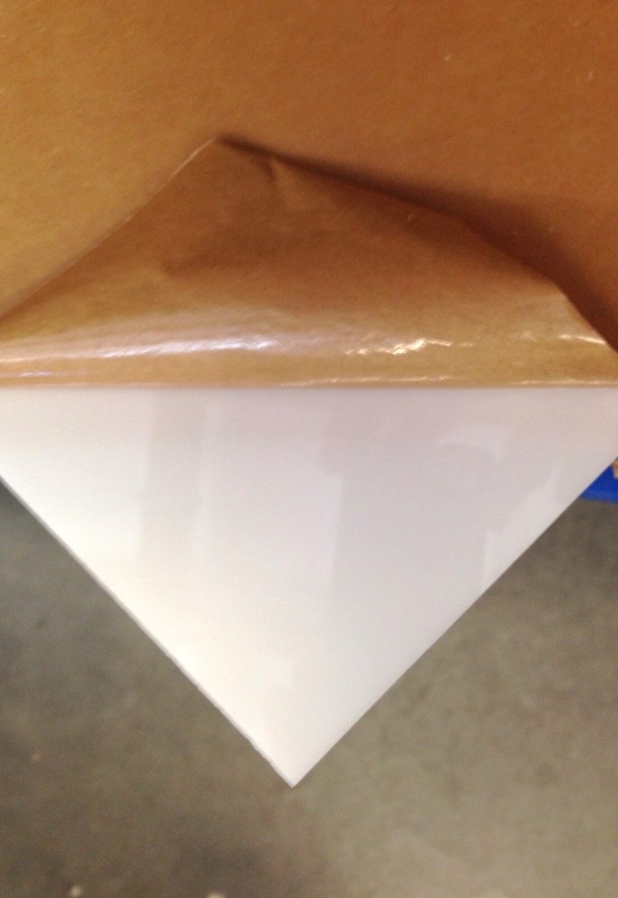 WHITE ACRYLIC PLEXIGLASS 1/8" X12" X 24" PLASTIC