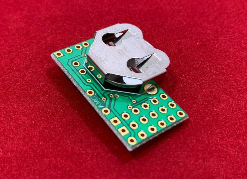 Real Time Clock (RTC) module for Raspberry Pi with no header fitted
