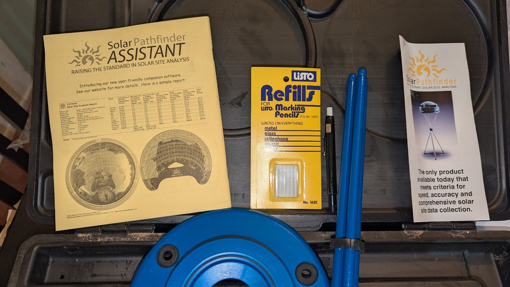 Solar Pathfinder Kit w/Carrying Case SOFTWARE NOT INCLUDED