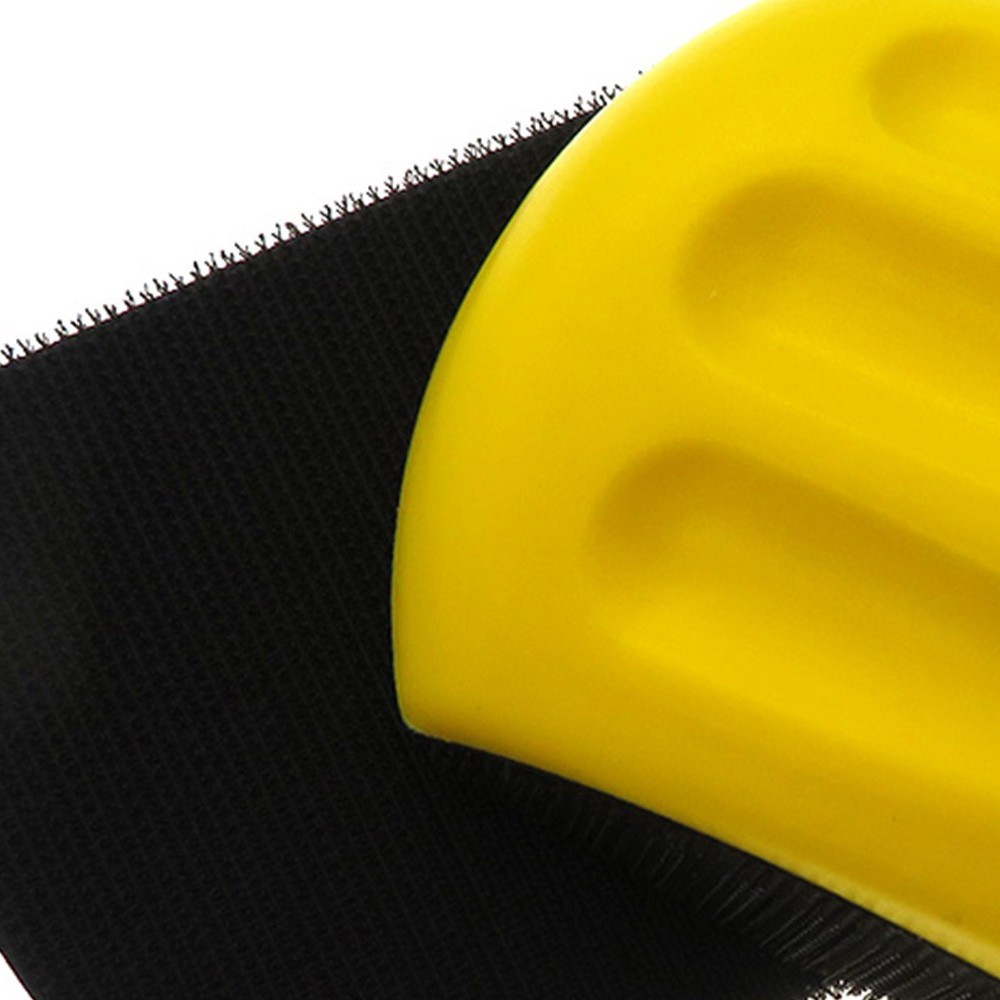 5 Inch PU Sanding Disc Holder Manual Sandpaper Mouse Shape Car Backing