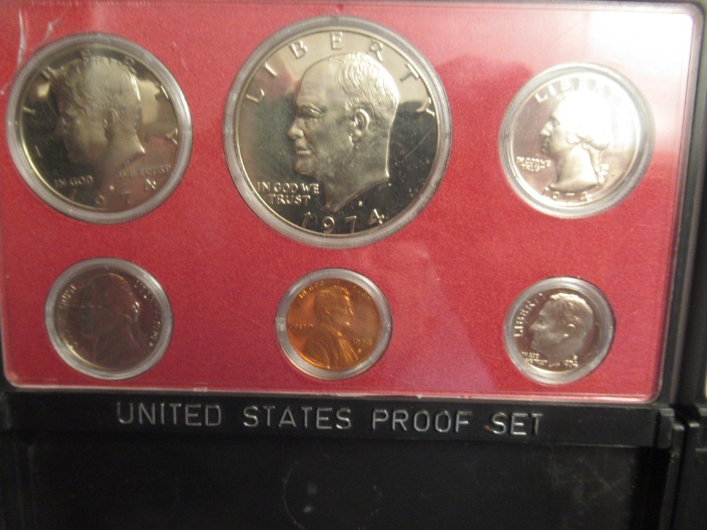 TWO US Mint Proof Sets, 1973 & 1974