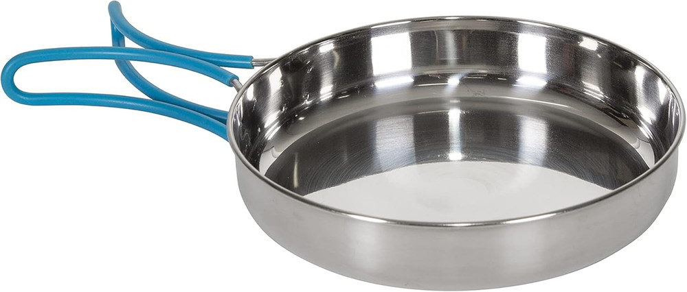 Stainless Steel Camping Cookware Set – Durable Nesting Mess Kit for Backpacking,