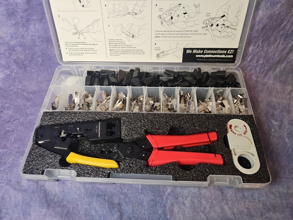 Platinum Tools 90170 10Gig Termination Kit NEW
