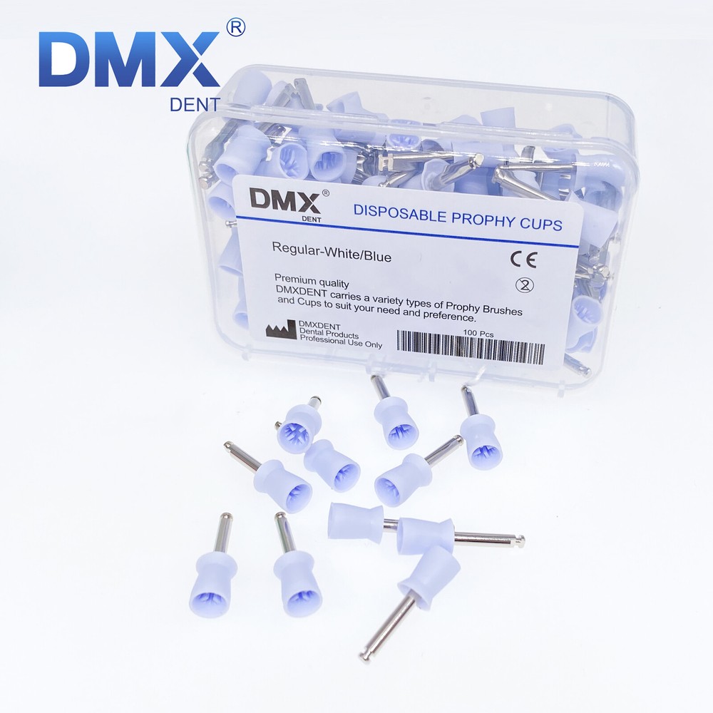 DMXDENT Dental Prophy Prophylaxis Polishing Cups Webbed ALL Types