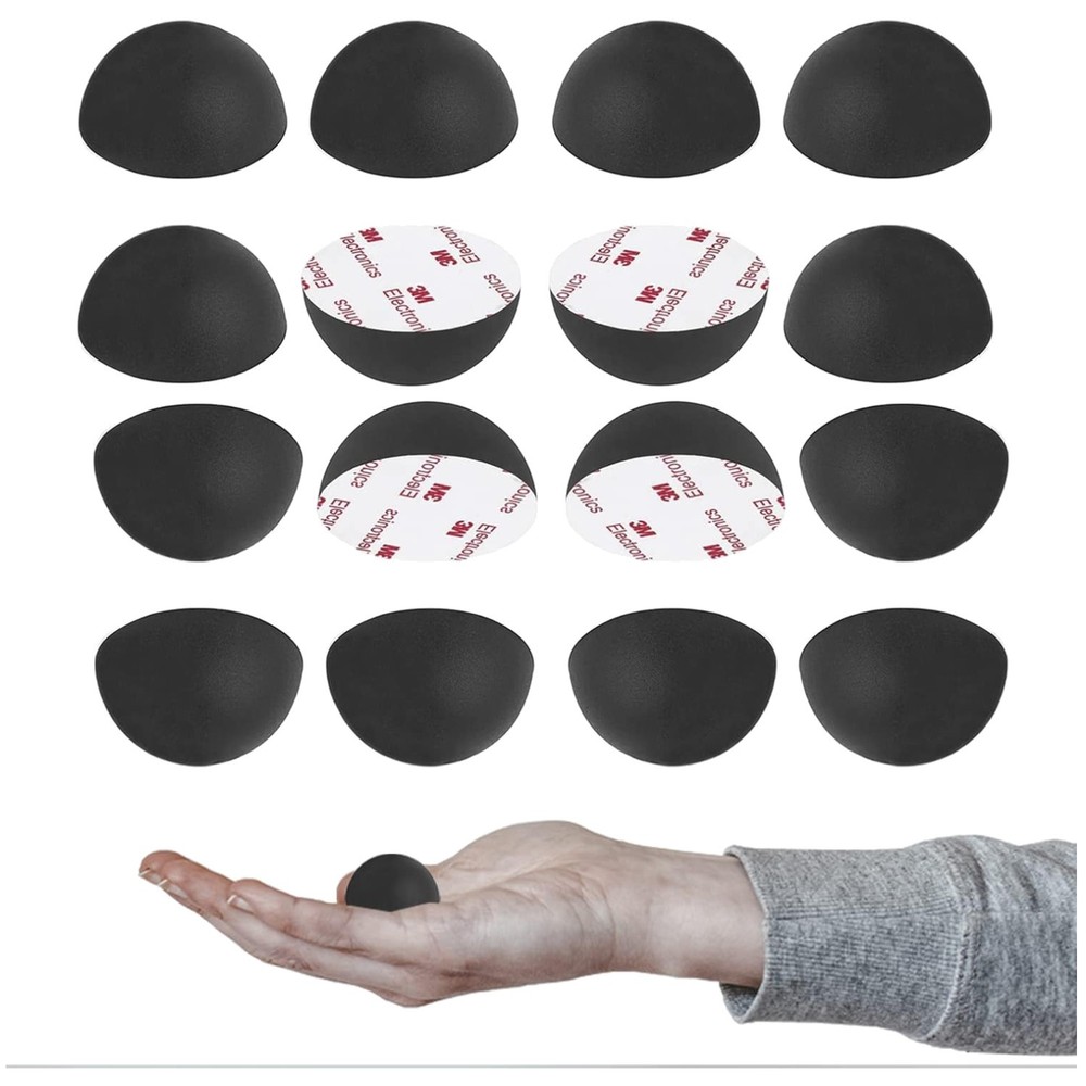 Silicone Hemisphere Bumpers Isolation Feet - 16 PCS