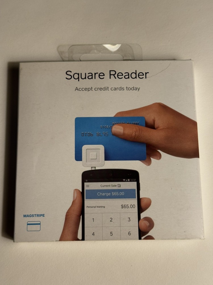 NEW SEALED - Square Reader Credit Debit Card swipe for iPhone & Android 3.5mm