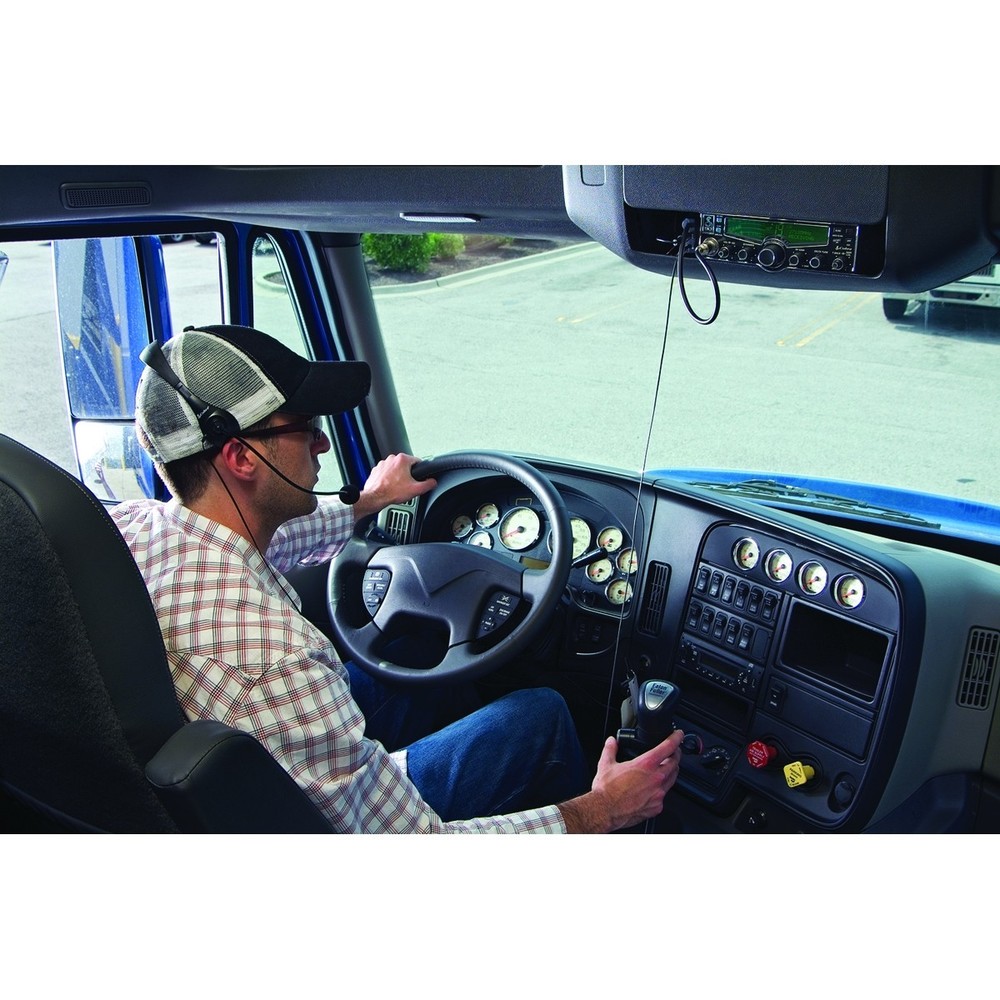 COBRA CAMS4 NOISE CANCELLING CB MICROPHONE HEADSET SYSTEM WITH REMOTE