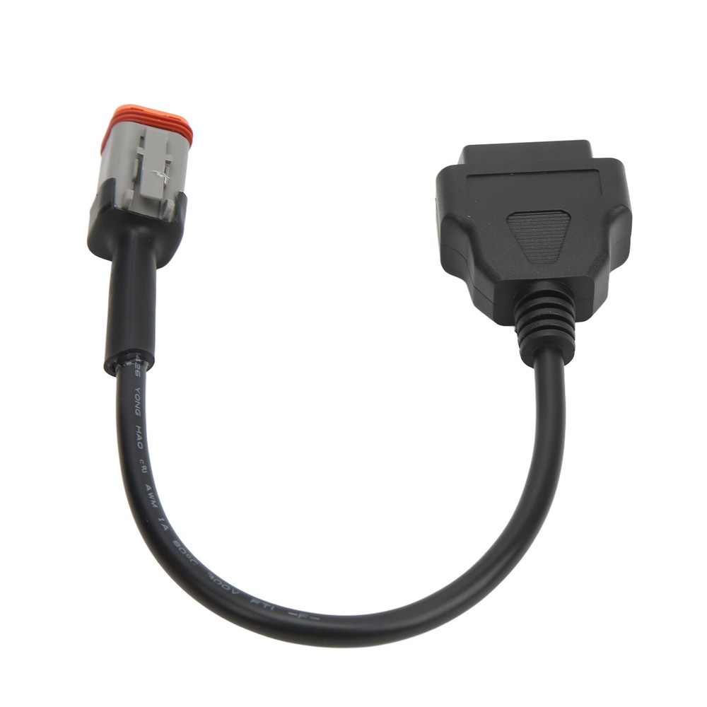 Motorcycle OBD2 6 Pin Diagnostic Adapter Efficient Fuel Efficiency For Safe UJRW