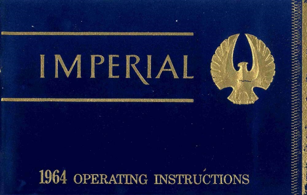 1964 Chrysler Imperial Owner's Manual