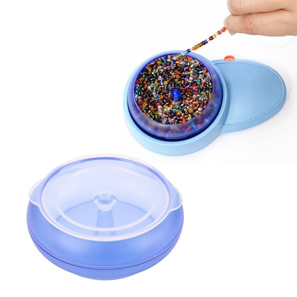 Bead Loader Bowl DIY Beading Clamshell Design Large Capacity Plastic Material