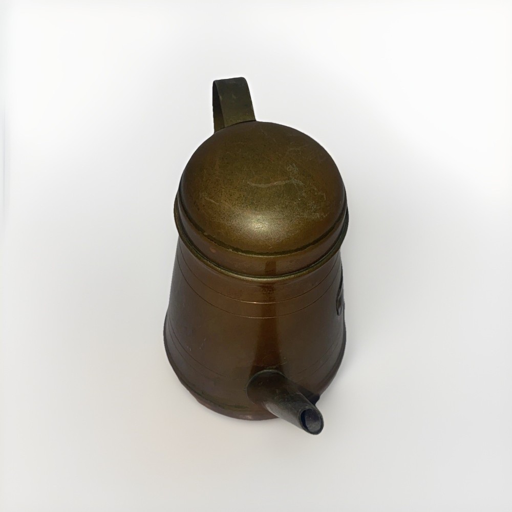 Vintage Copper Olive Oil Can