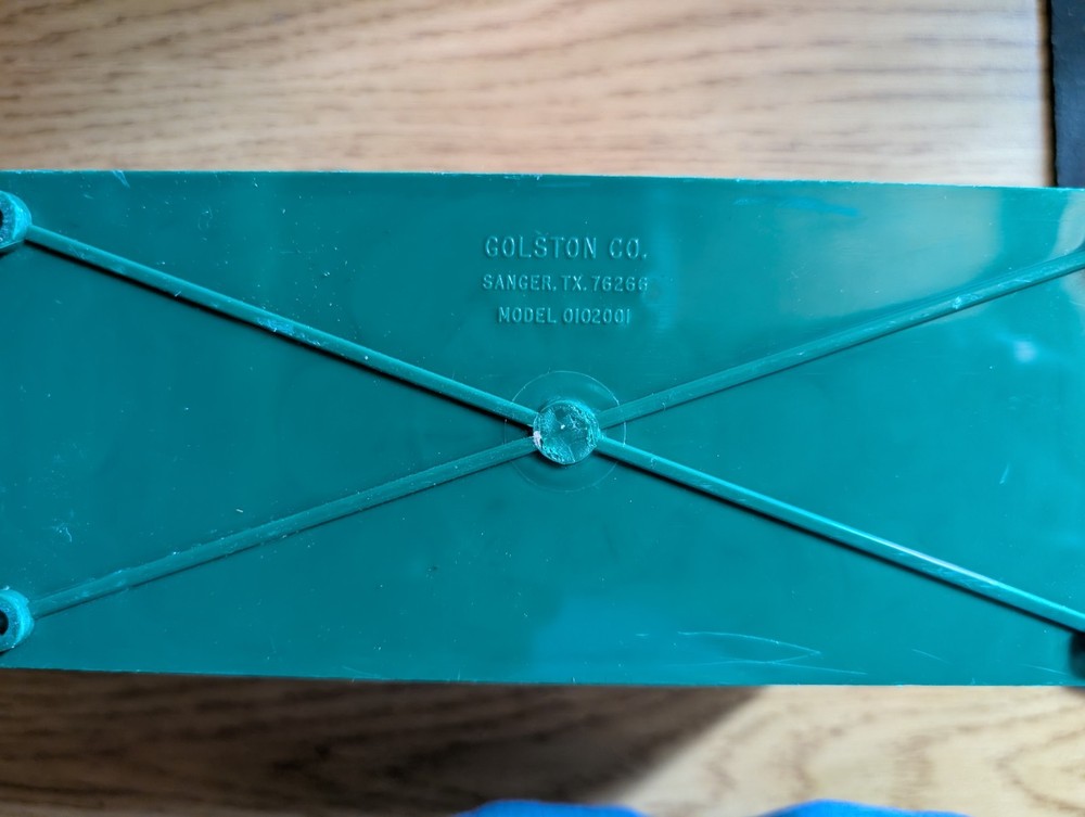 $200 Dimes Holder Green Plastic Tray