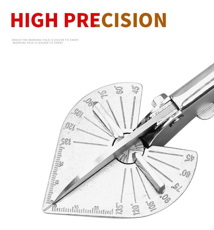 TorSor 3 Pack Multi Angle Miter Shear Cutter Blade Replacement Silver
