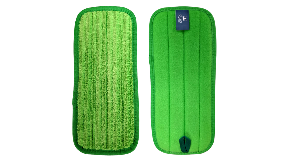 Clean Castle 12" Reusable Premium Microfiber Mop Pads - 12 PACK
