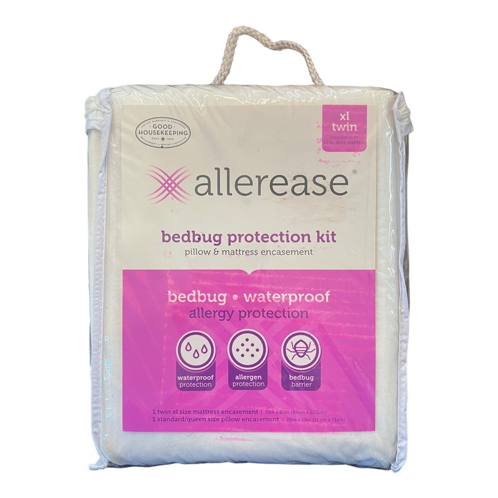Allerease Zippered Mattress Bedbug Protector Twin XL Size