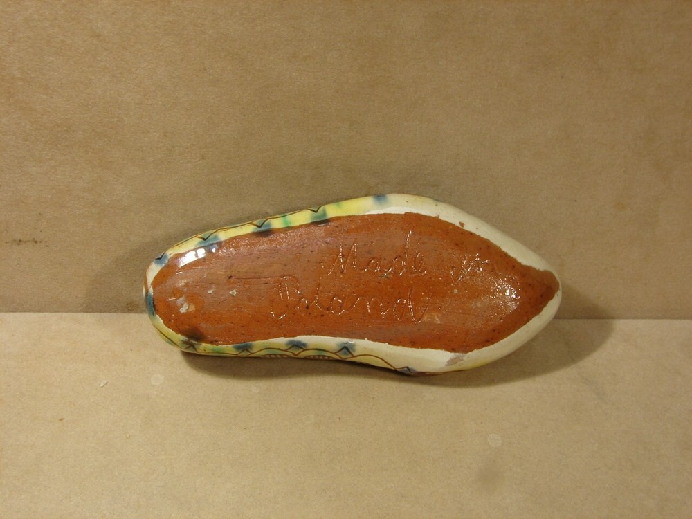 Vintage Polish Red Clay Shoe