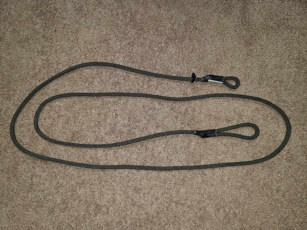 BlueWater Ropes Protac 9mm Static Rope in Olive Drab - Tether or Lineman's Belt
