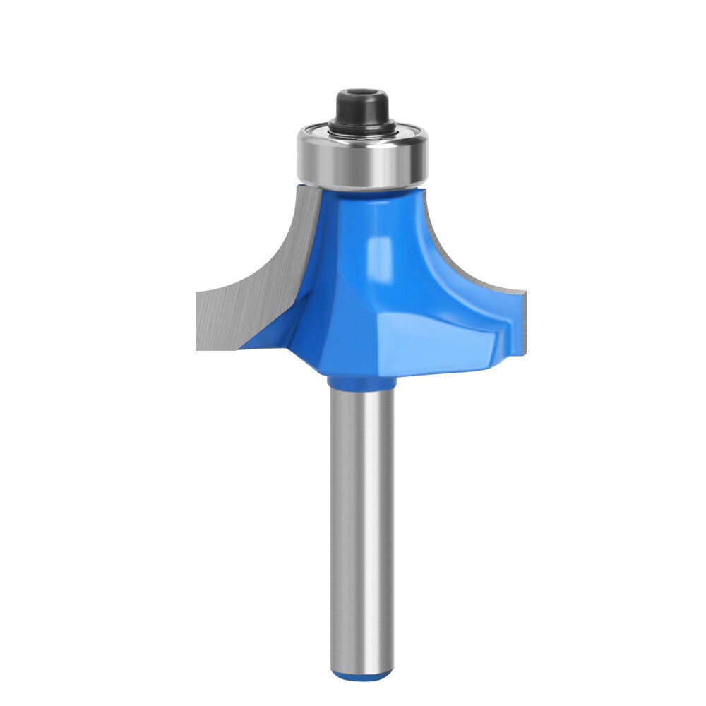1Pcs 1/4" Shank End Bearing Roundover Bit Router Tool Replacement, 1"