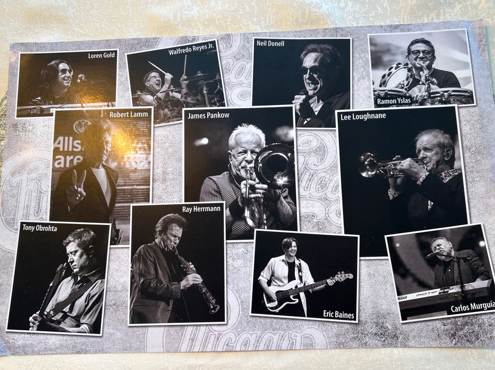 Chicago the Band VIP Package Memorabilia