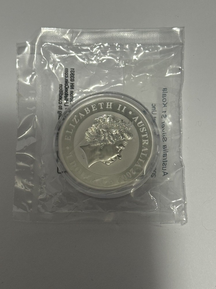 2009 Australian Silver proof $1 Koala Brilliant Uncirc sealed in plastic