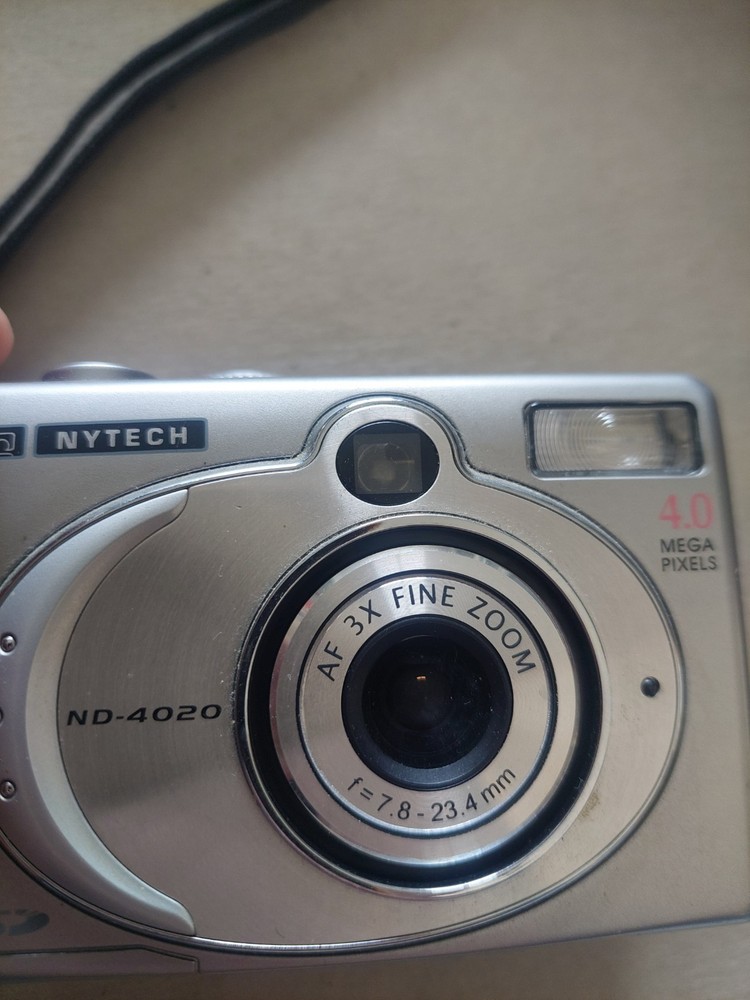 Nytech ND-4020 4.0MP Compact Digital Camera Silver Tested