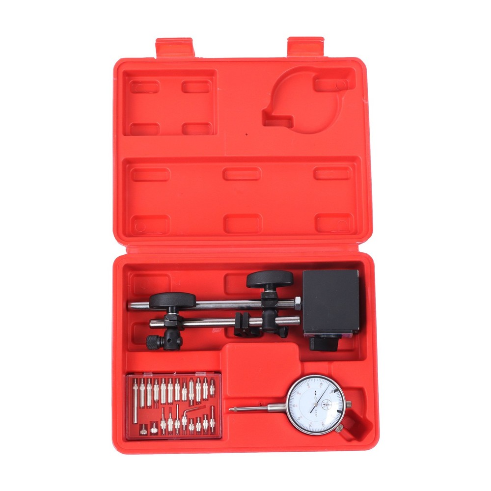 Complete Dial Indicator Set with Magnetic Base & 22 Style Points NEW