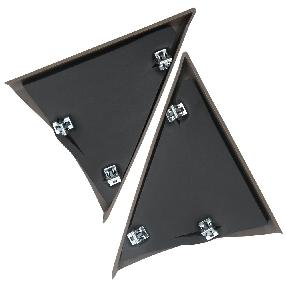 APPERFiT Front Door Panel Upper Trim Triangle Cover Size 7.75'', Tan