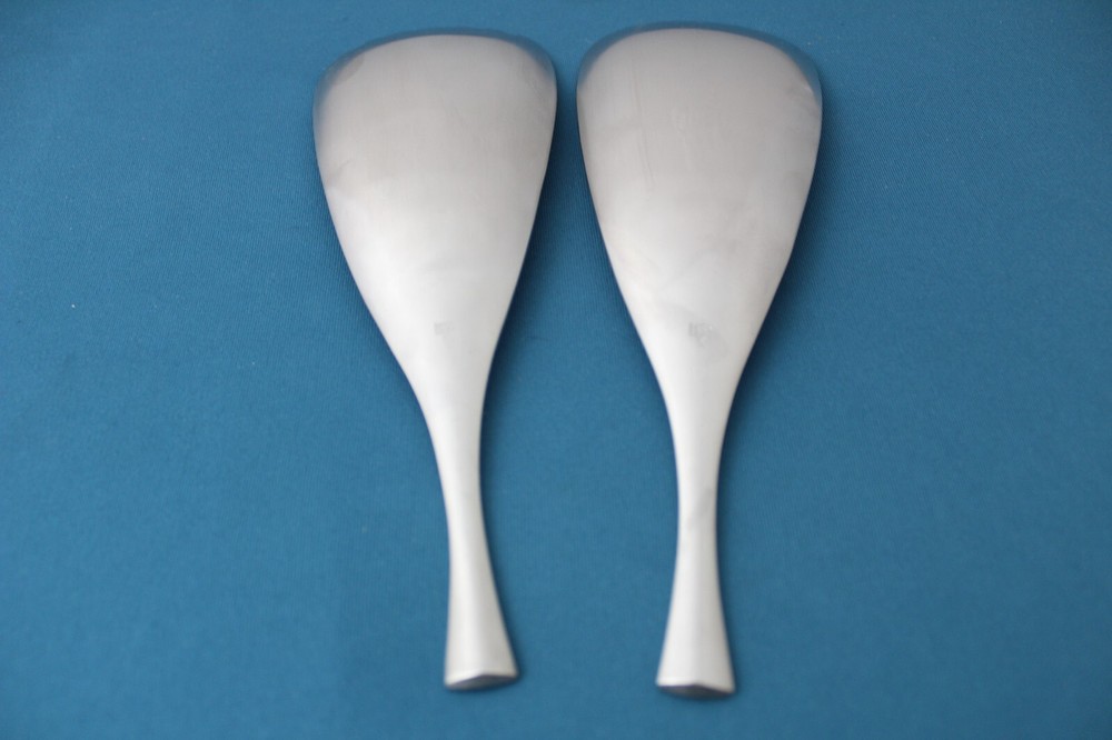 Dansk ODIN Germany Serving (2pc Set) Solid Serving Fork Spoon Satin 8 3/4"