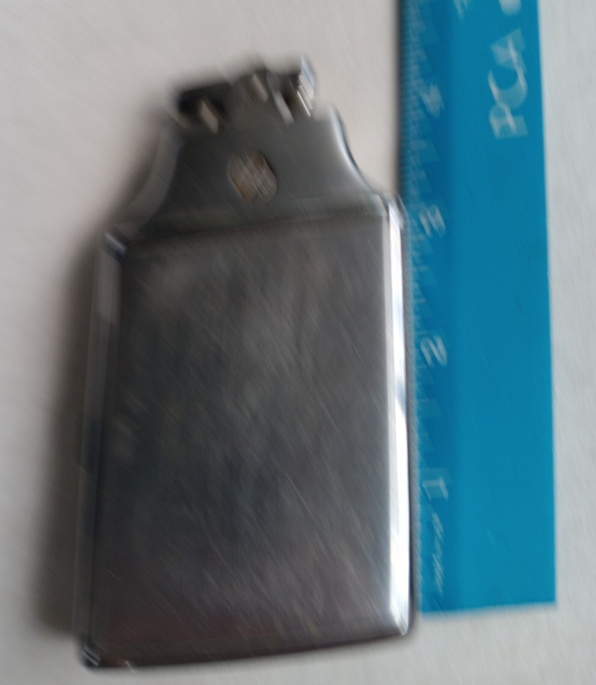 Vintage Ronson Mastercase Cigarette Lighter and Case Combination Silvertone