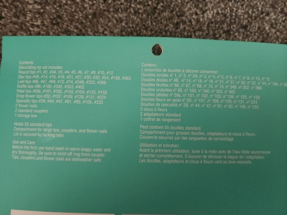 Celebrate It Decorating Tip Set 60pc Kit